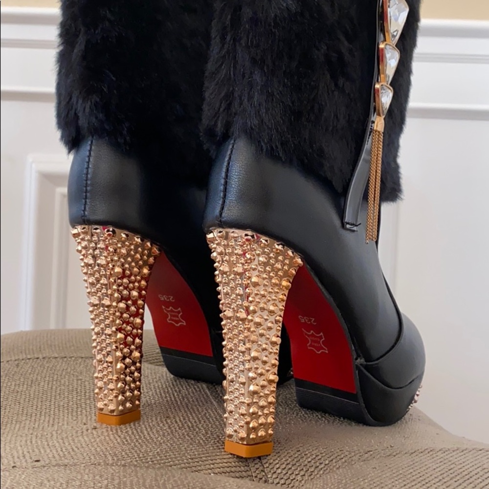 Red Bottom Booties - Picture 3 of 9